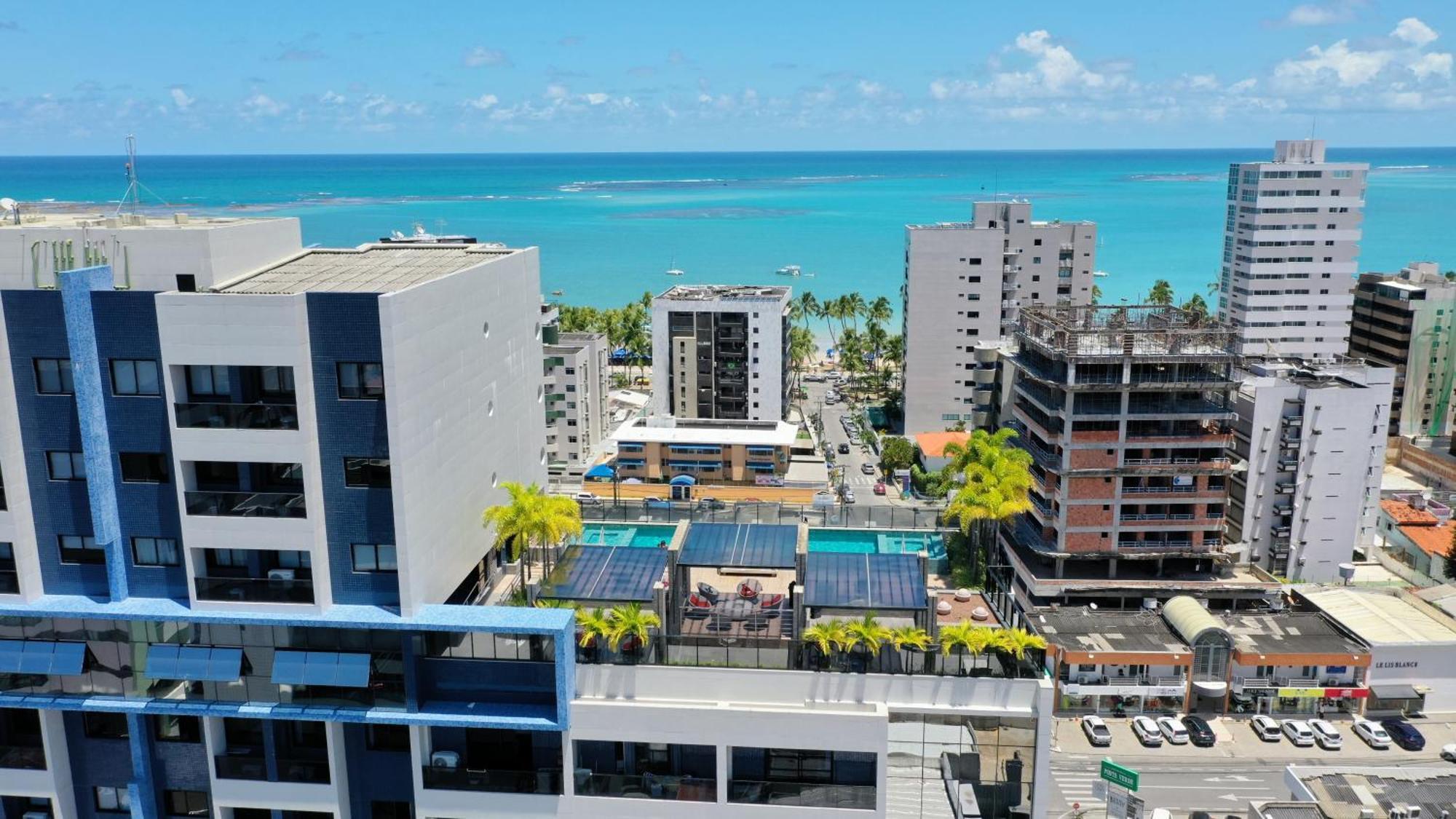 Apartamento Time 909 - E Sala Vista Mar No Coração Da